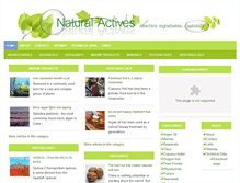 Tablet Screenshot of naturalactives.com